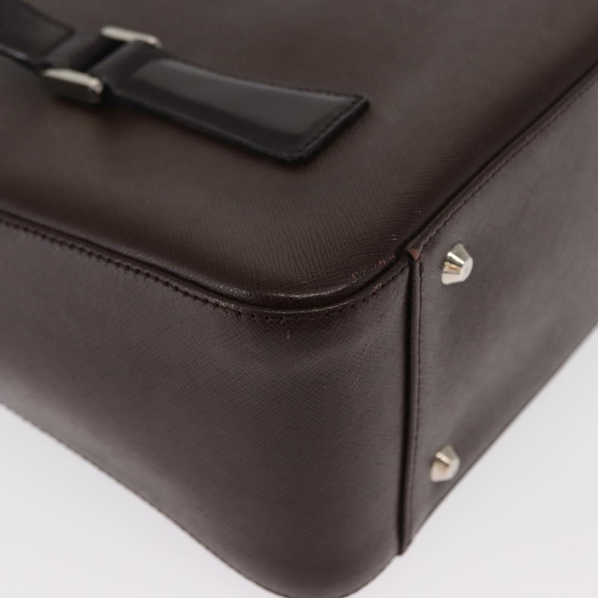 Burberry Vintage Handbag Leather, BROWN, LEATHER, Handbag