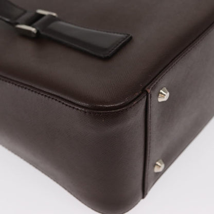 Burberry Vintage Handbag Leather, BROWN, LEATHER, Handbag
