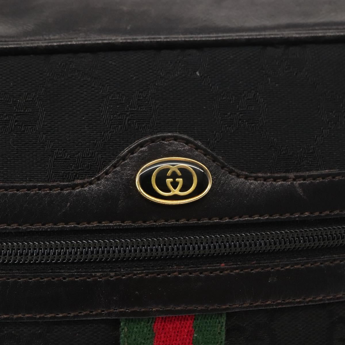 Gucci Ophidia Shoulder Bag GG Coated Canvas, BLACK, CANVAS, Shoulder bag