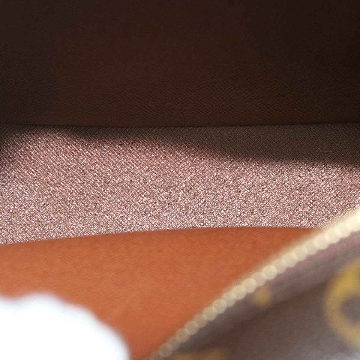 Louis Vuitton Blois Handbag Monogram Canvas, BROWN, CANVAS, Handbag