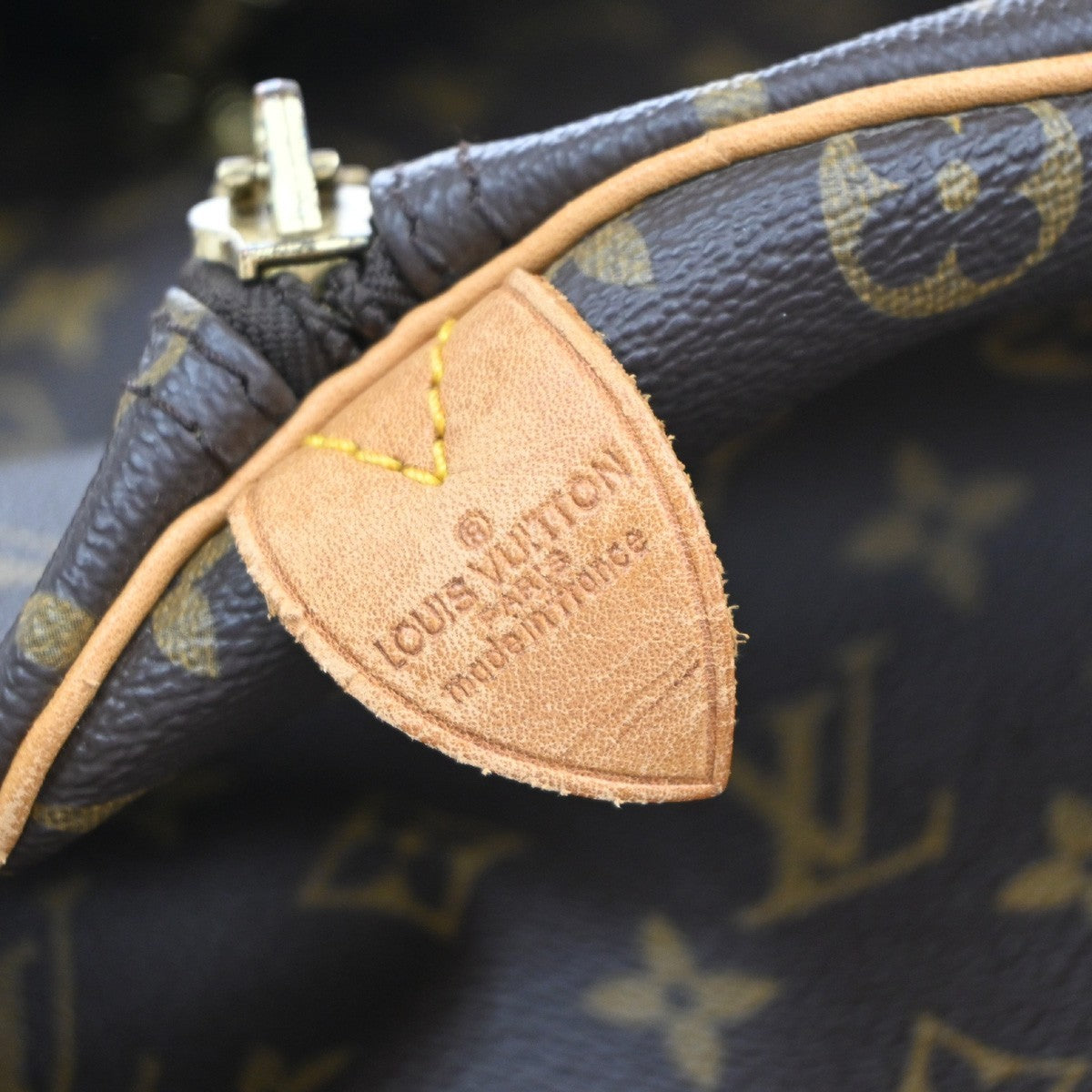 Louis Vuitton Keepall Bag Monogram Canvas, BROWN, CANVAS, Travel bag