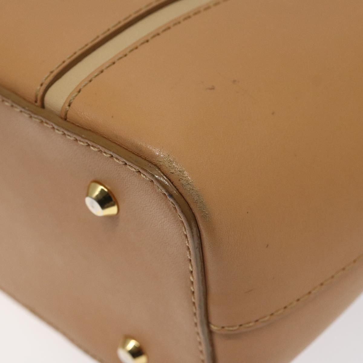 Burberry Vintage Handbag Leather, BEIGE, LEATHER, Handbag