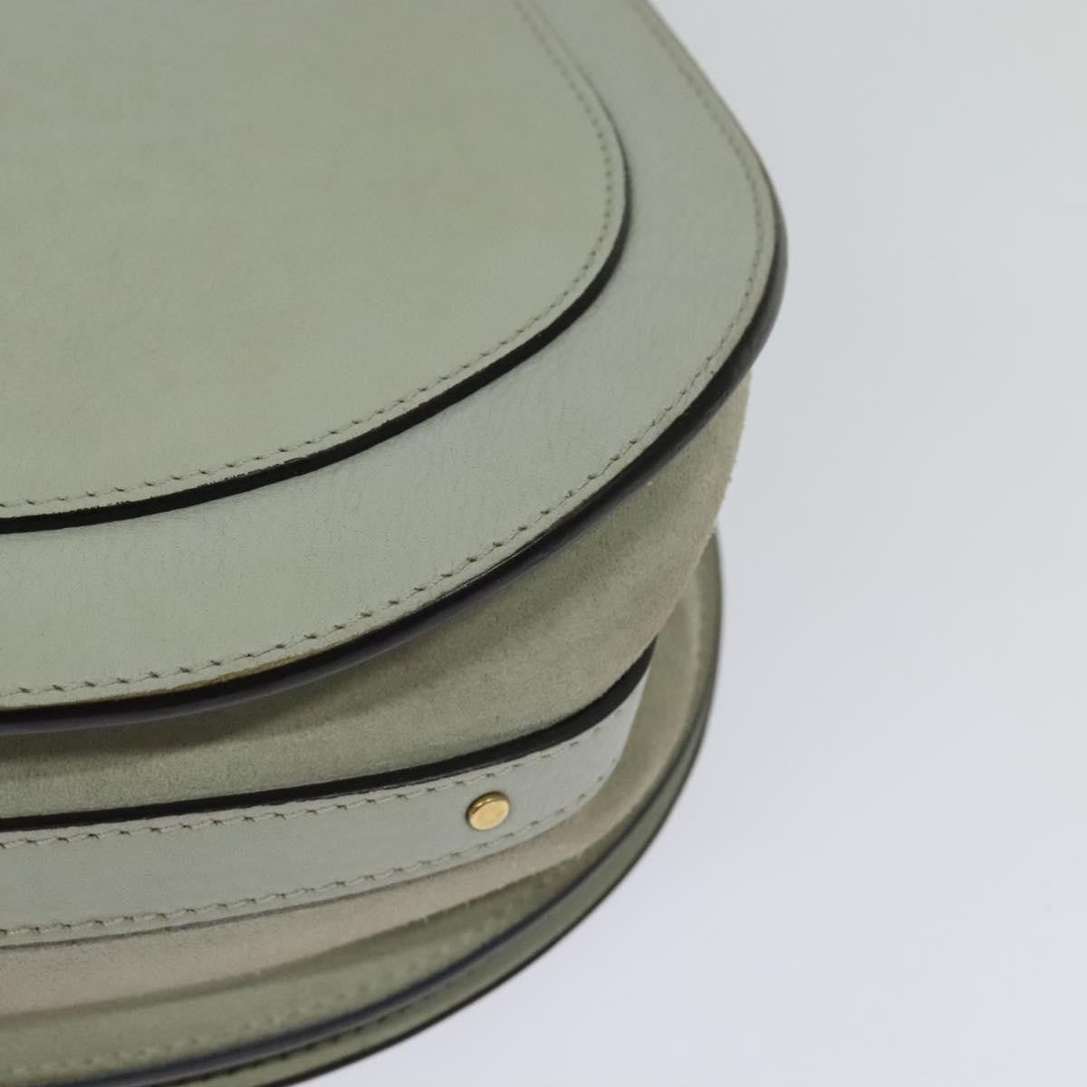 Chloe Nile Crossbody Bag Leather, GRAY, LEATHER, Crossbody bag