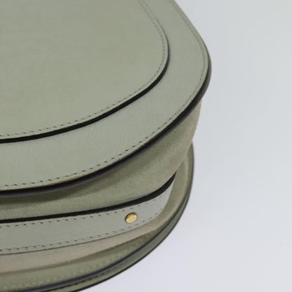 Chloe Nile Crossbody Bag Leather, GRAY, LEATHER, Crossbody bag