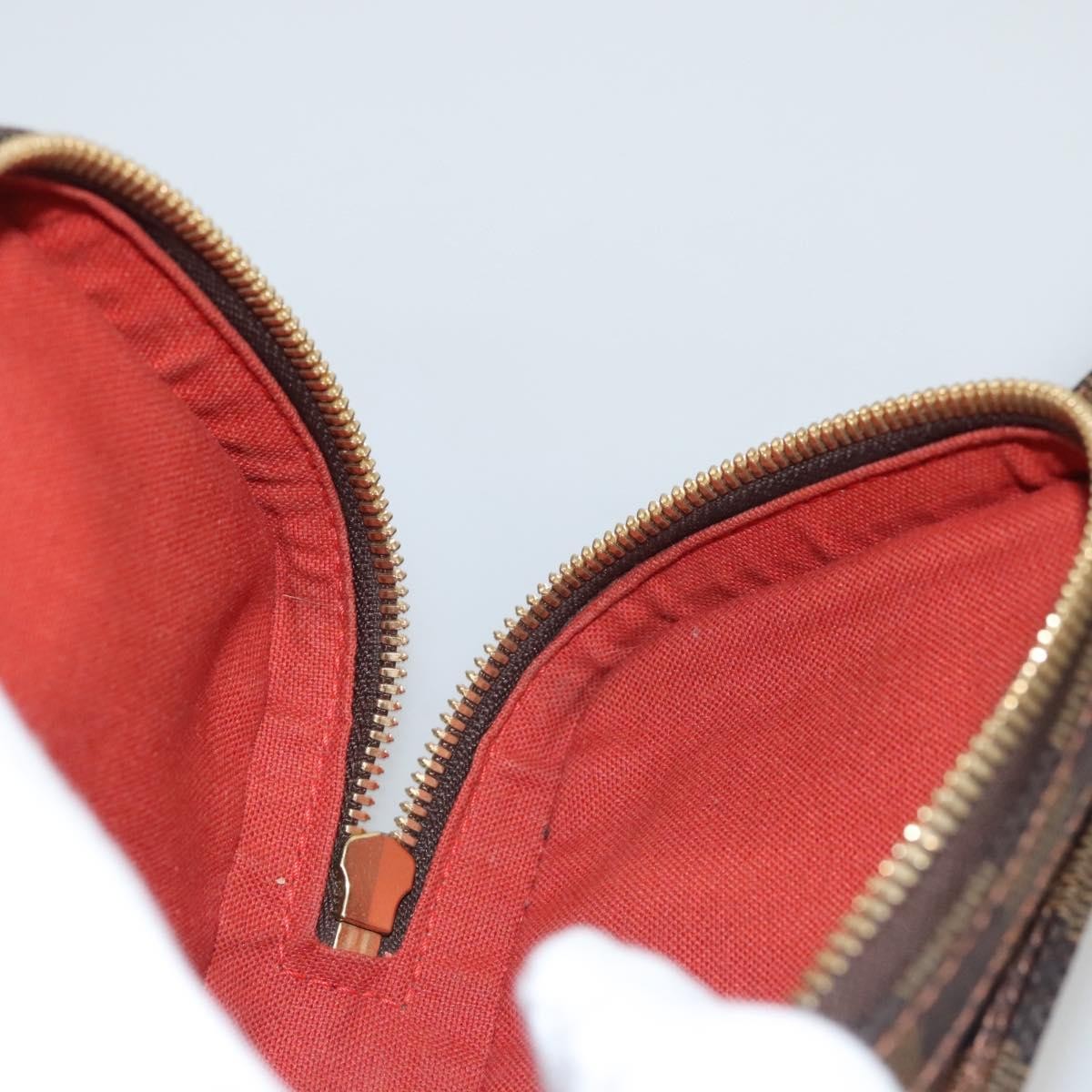 Louis Vuitton Geronimos Waist Bag Damier, BROWN, CANVAS, Shoulder bag