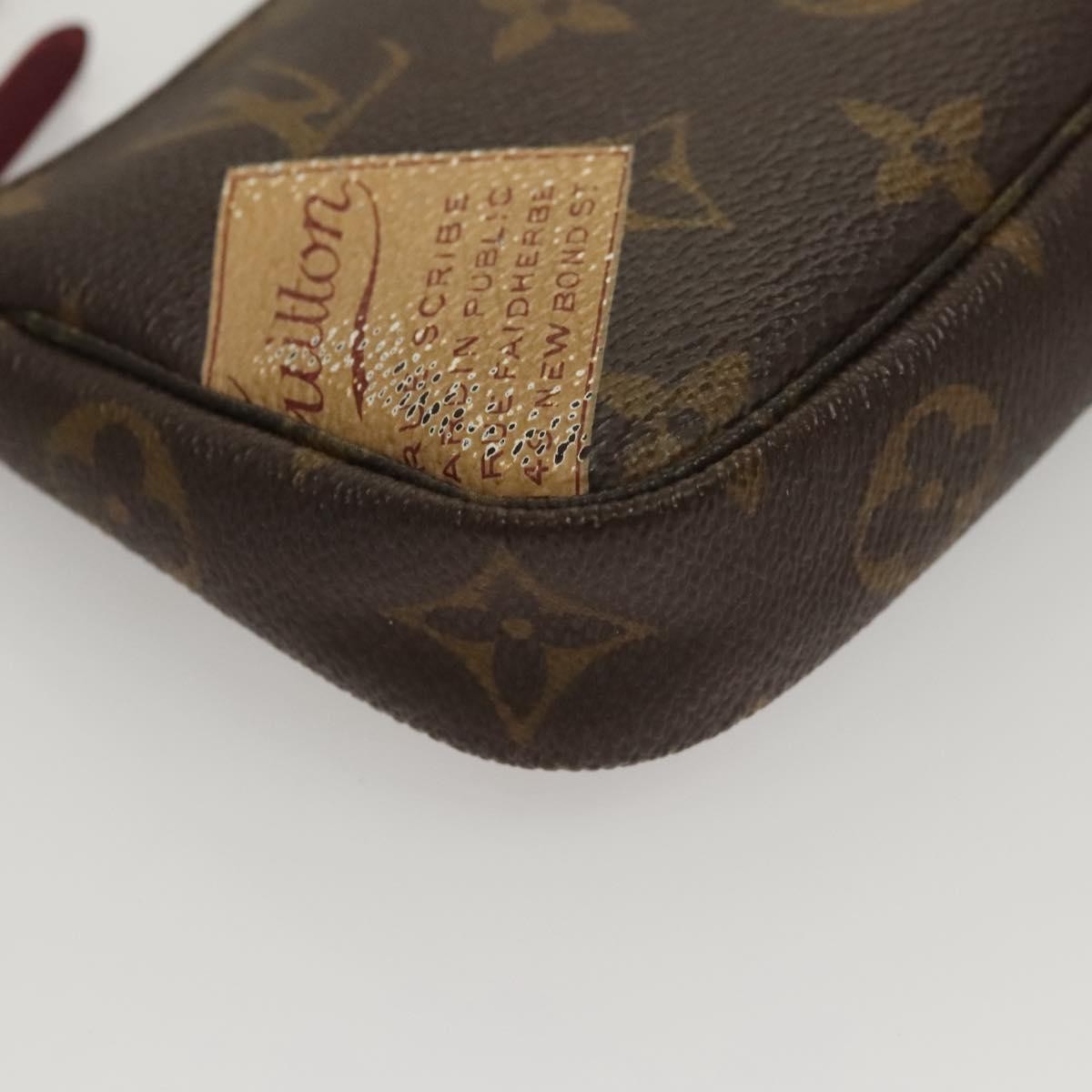 Louis Vuitton Pochette Accessoires Monogram Canvas, BROWN, CANVAS, Clutche & pouche
