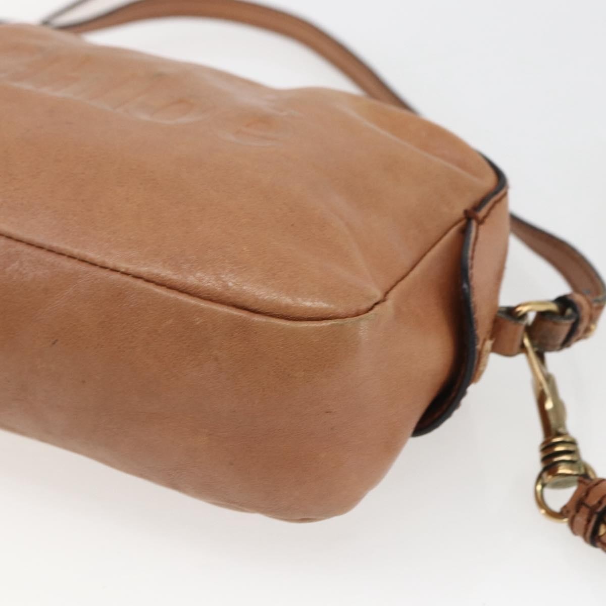 Chloe Vintage Shoulder Bag Leather, BROWN, LEATHER, Shoulder bag