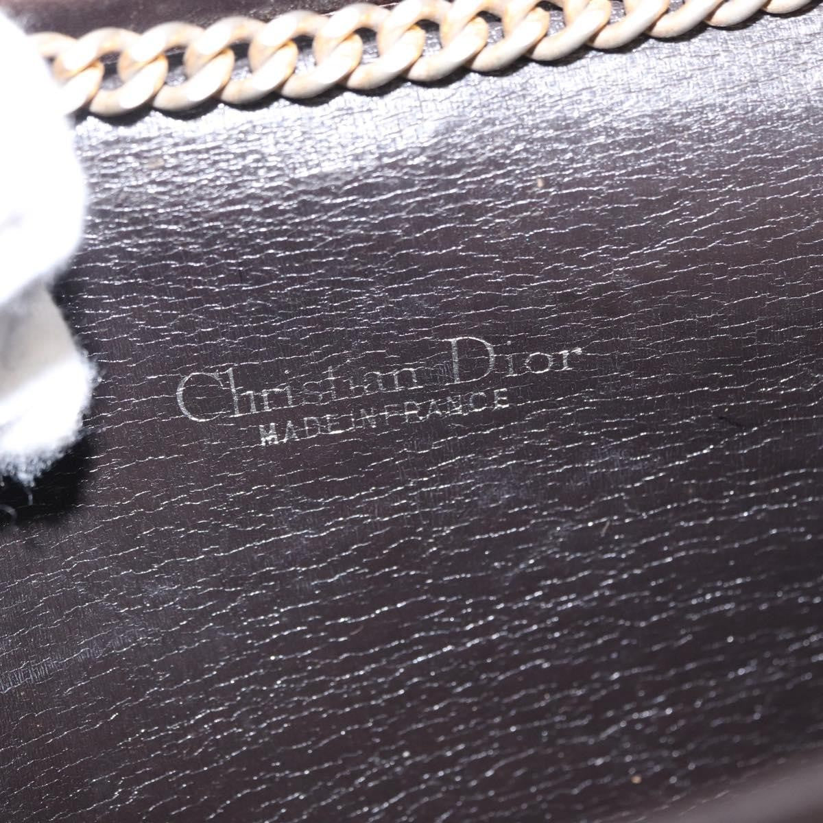 Christian Dior Vintage Trotter Shoulder Bag Canvas, BEIGE, CANVAS, Shoulder bag
