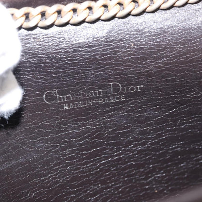 Christian Dior Vintage Trotter Shoulder Bag Canvas, BEIGE, CANVAS, Shoulder bag