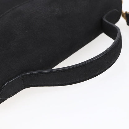 Celine Circle Logo Shoulder Bag Leather, BLACK, LEATHER, Shoulder bag