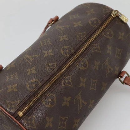 Louis Vuitton Papillon Handbag Monogram Canvas, BROWN, CANVAS, Handbag