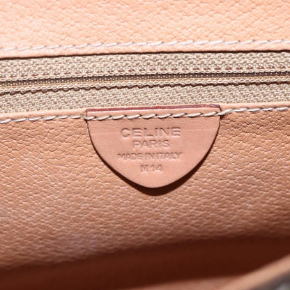 Celine Macadam Shoulder Bag PVC Leather, BROWN, CANVAS, Shoulder bag