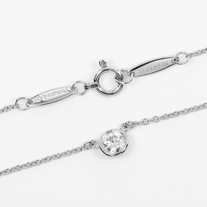 Tiffany & Co. Elsa Peretti Diamonds By The Yard Platinum with Diamond, SILVER, PLATINUM, Necklace