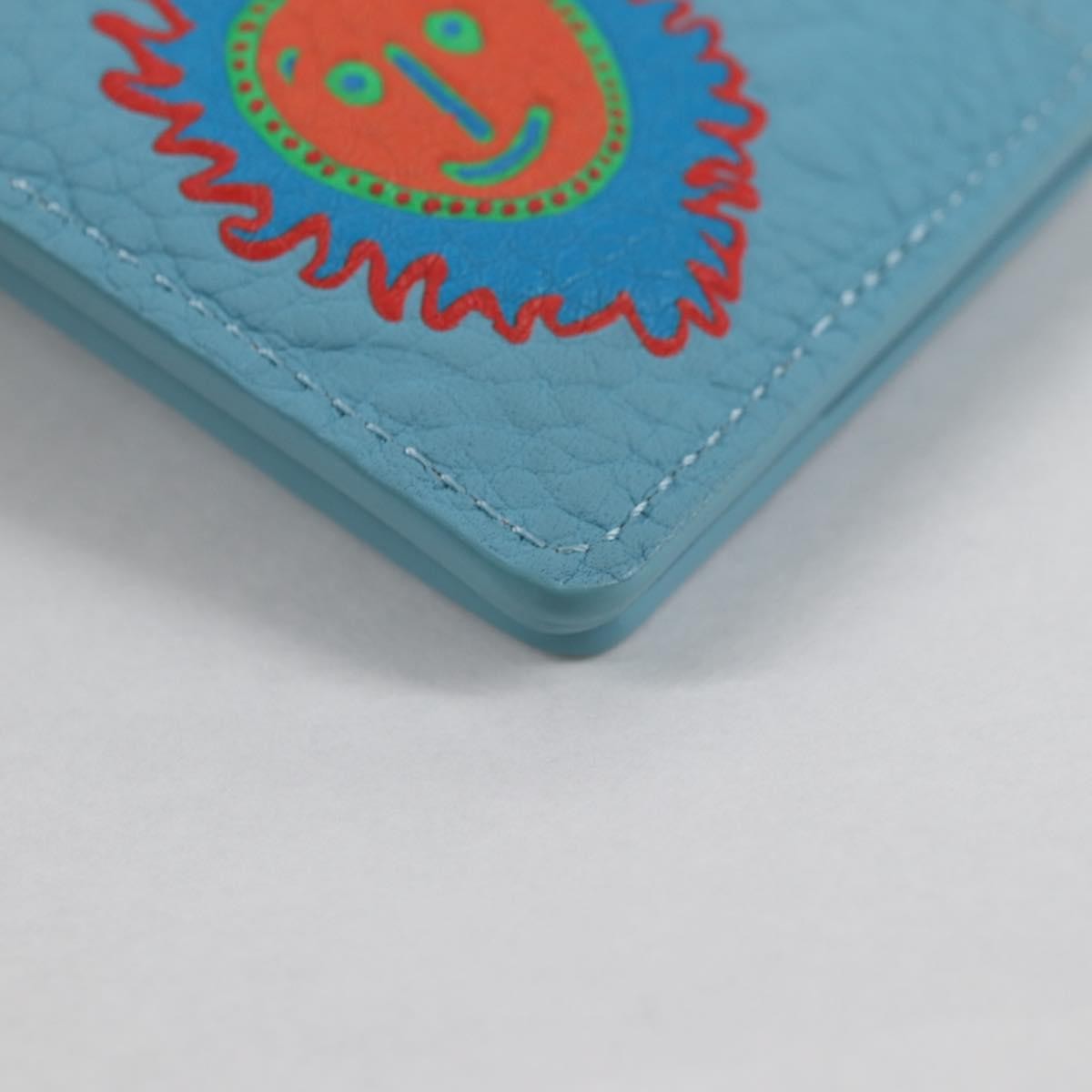 Louis Vuitton pocket organizer Leather, BLUE, LEATHER, Card Holders