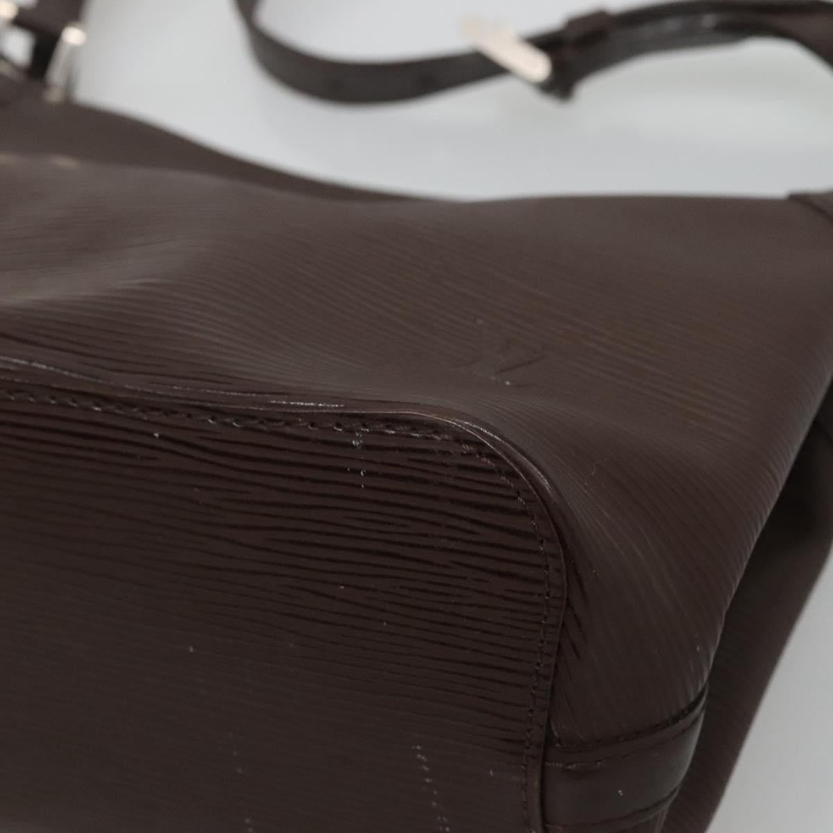 Louis Vuitton Mandara Handbag Epi Leather, BROWN, LEATHER, Shoulder bag