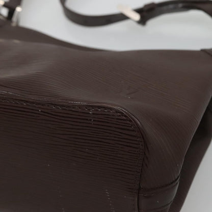 Louis Vuitton Mandara Handbag Epi Leather, BROWN, LEATHER, Shoulder bag