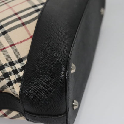 Burberry Shoulder Bag Nova Check Canvas, BEIGE, CANVAS, Shoulder bag