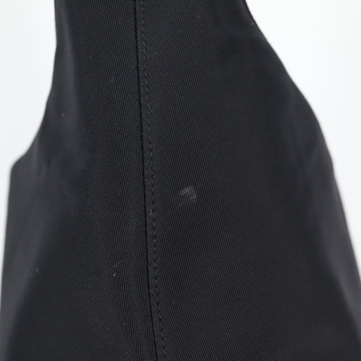 Salvatore Ferragamo Vala Shoulder Bag Nylon, BLACK, NYLON, Shoulder bag