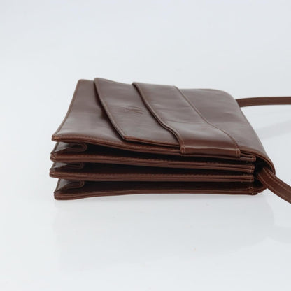 Valentino Garavani Vintage shoulder bag Leather, BROWN, LEATHER, Shoulder bag