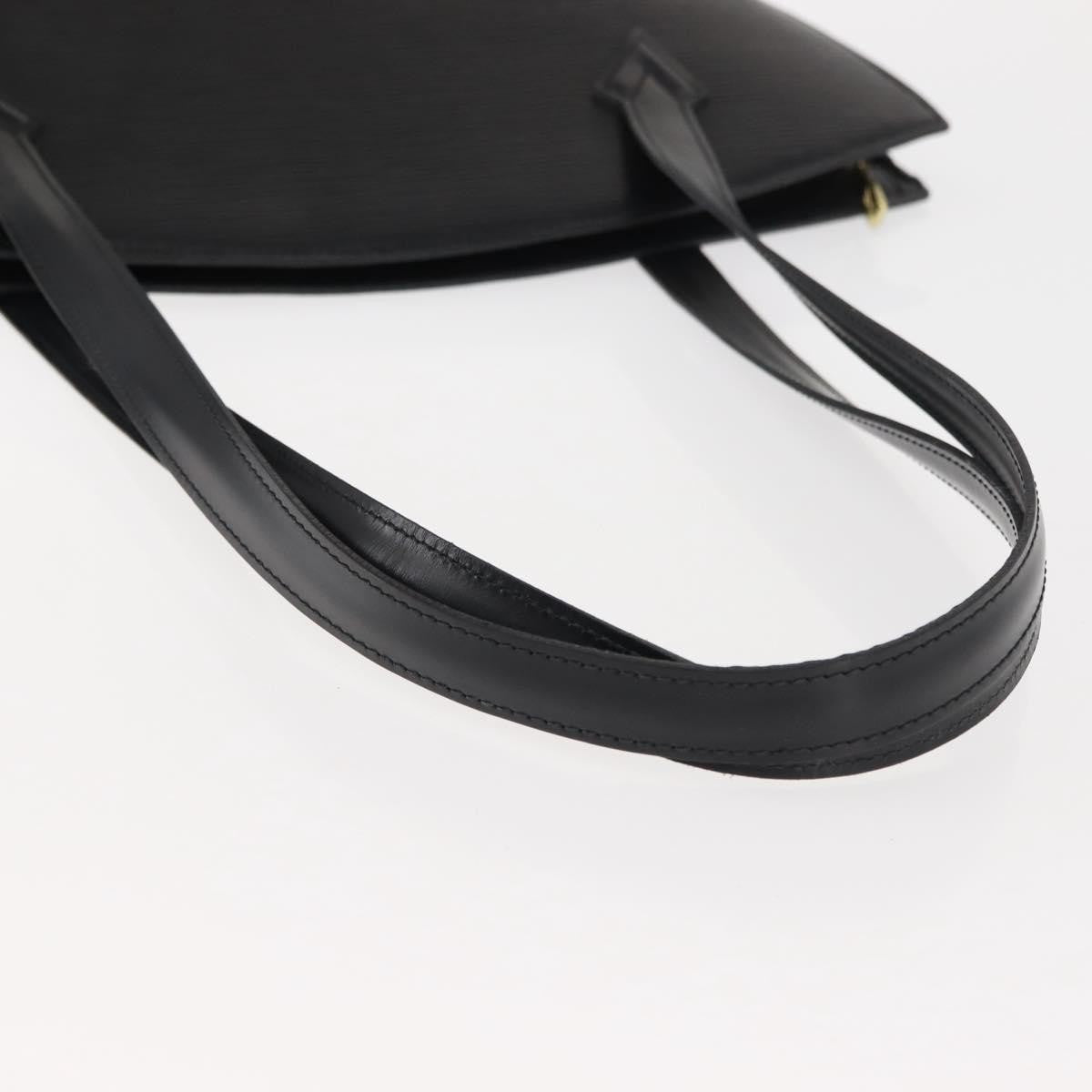 Louis Vuitton Saint Jacques Handbag Epi Leather, BLACK, LEATHER, Shoulder bag