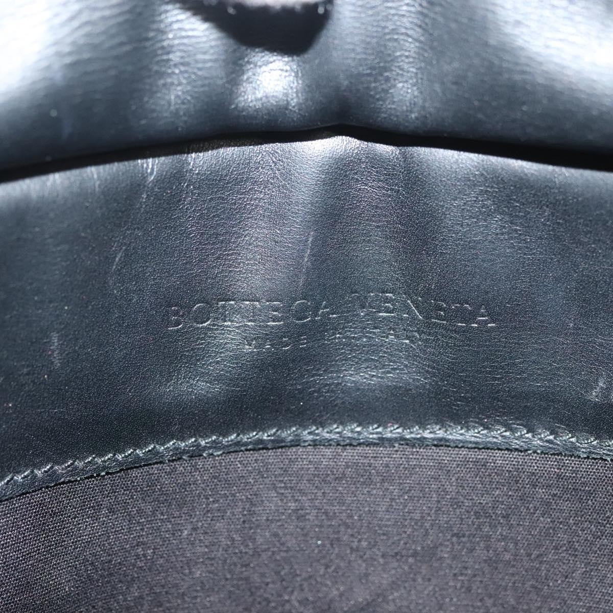 Bottega Veneta Utility Waist Bag Leather with Intrecciato, BLACK, LEATHER, Travel bag