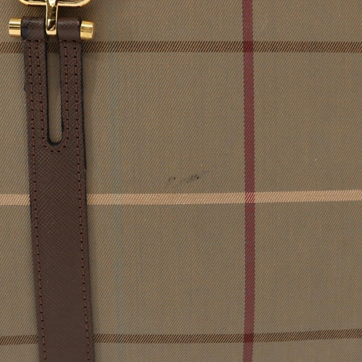 Burberry Nova check boston bag Canvas, BEIGE, CANVAS, Handbag