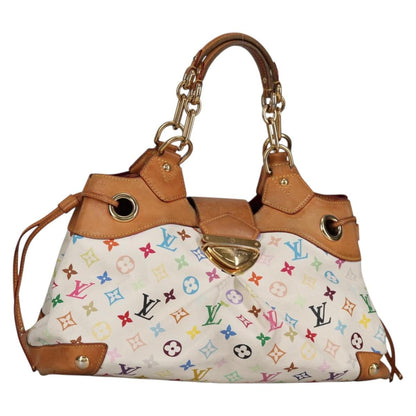 Louis Vuitton Ursula Handbag Monogram Multicolor, WHITE, CANVAS, Handbag
