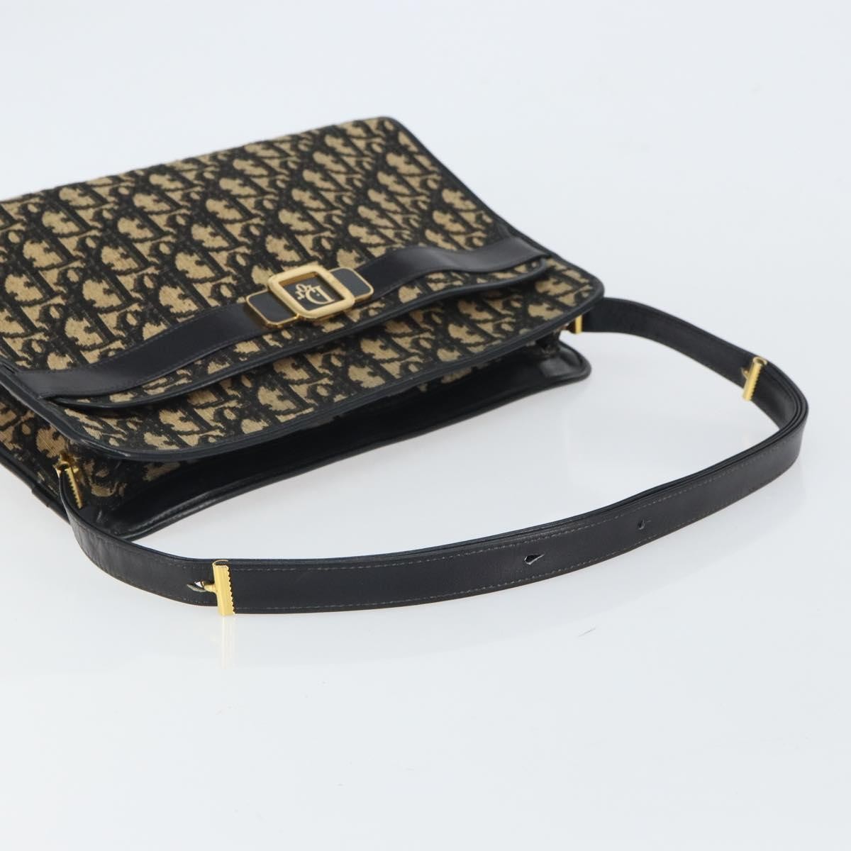 Christian Dior Trotter shoulder bag Canvas, NAVY, CANVAS, Shoulder bag