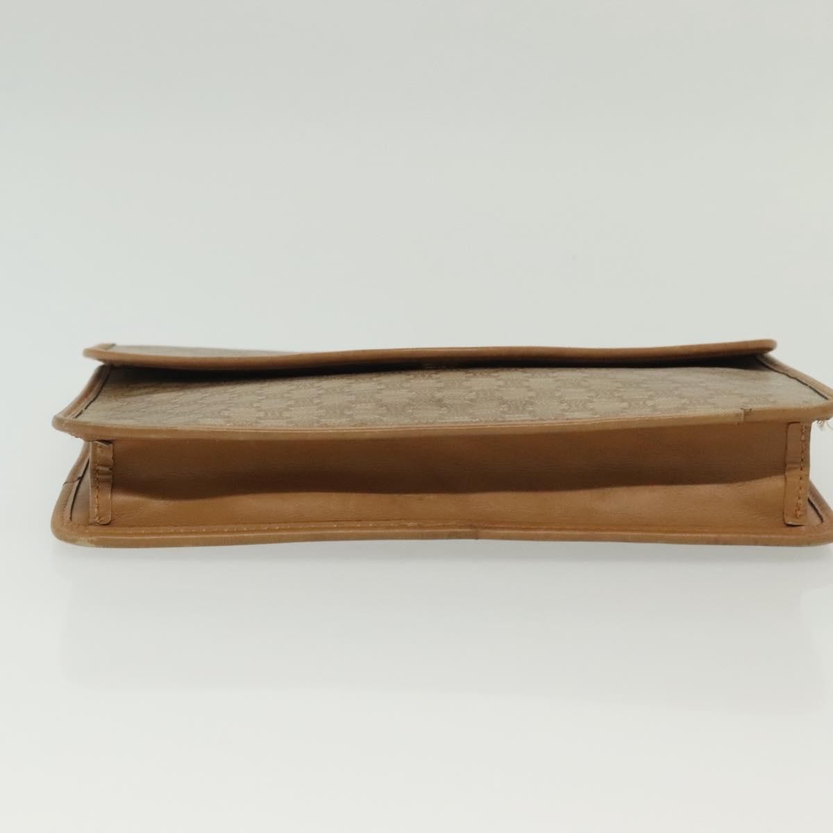Celine Macadam Pochette Classic, BEIGE, PVC, Clutche & pouche