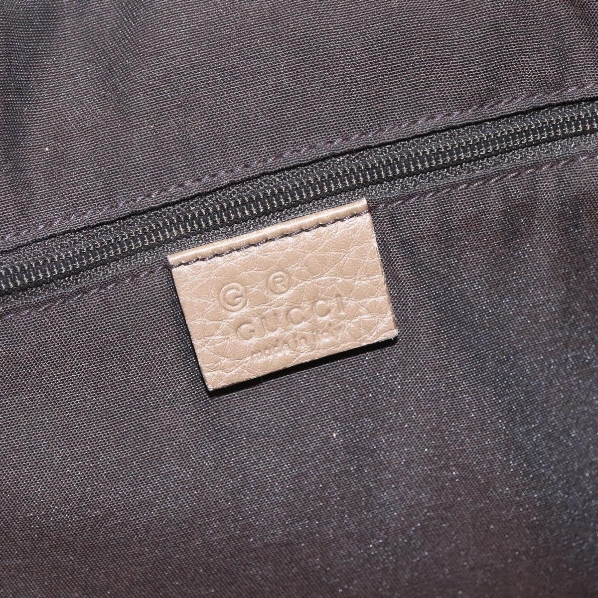Gucci Vintage tote Leather, BROWN, LEATHER, Tote bag