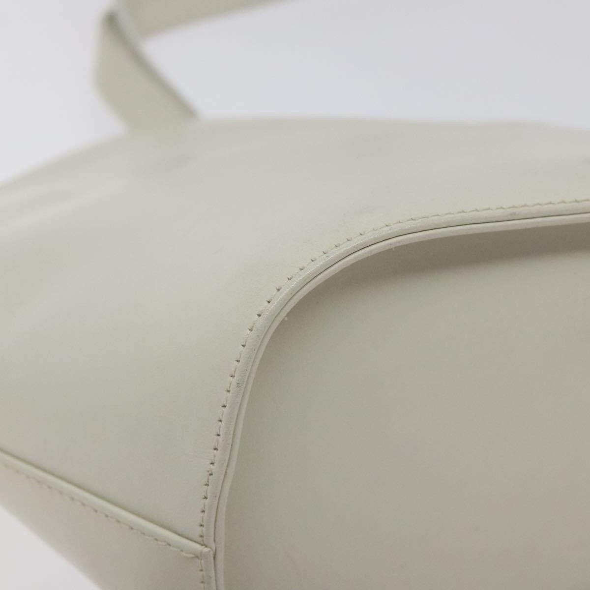 Salvatore Ferragamo Shoulder Bag Leather, WHITE, LEATHER, Shoulder bag