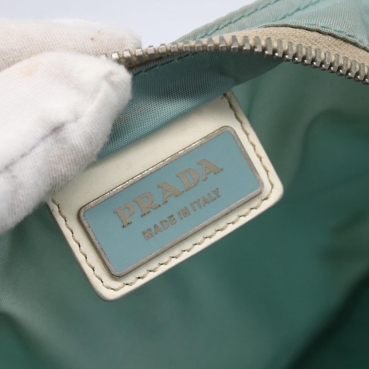 Prada Front Pocket Messenger Bag Tessuto, BLUE, NYLON, Shoulder bag