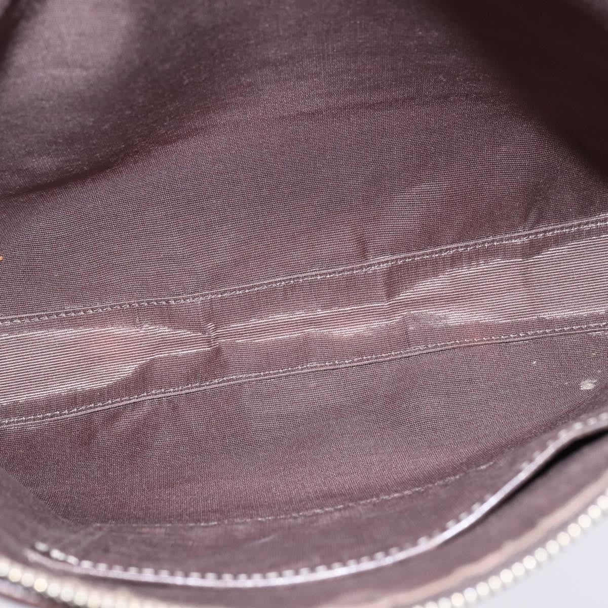 Burberry Nova Check Blue Label Canvas, Gray, Nylon, Shoulder Bag