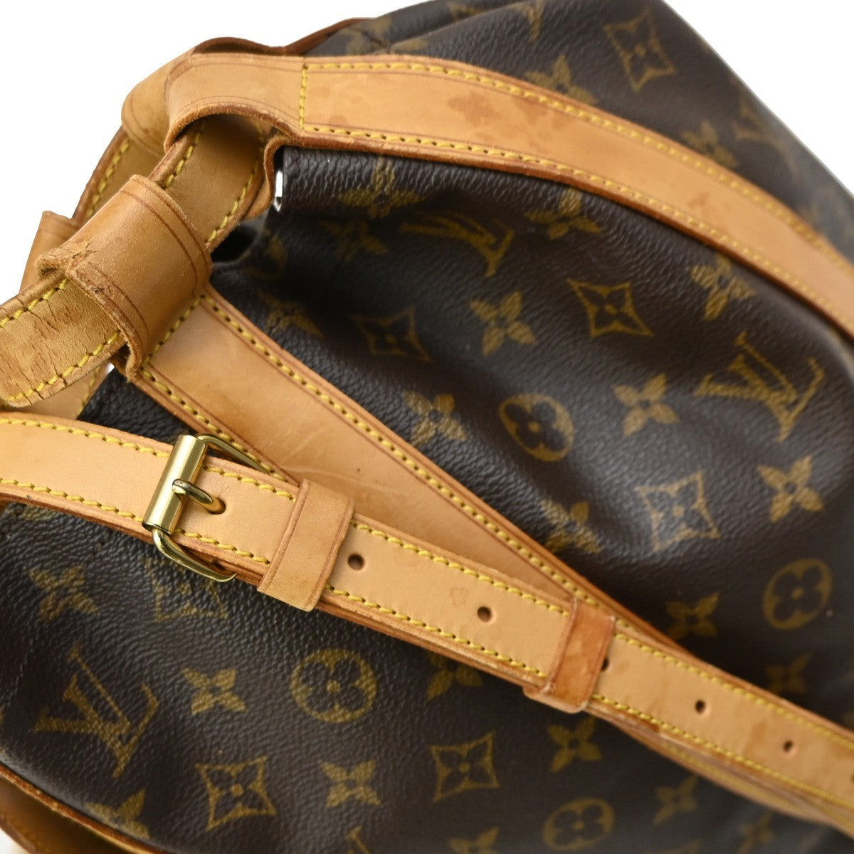 Louis Vuitton Randonnee Backpack Monogram Canvas, BROWN, CANVAS, Shoulder bag