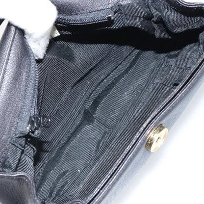 Givenchy Vintage 4G shoulder bag Leather, BLACK, LEATHER, Shoulder bag