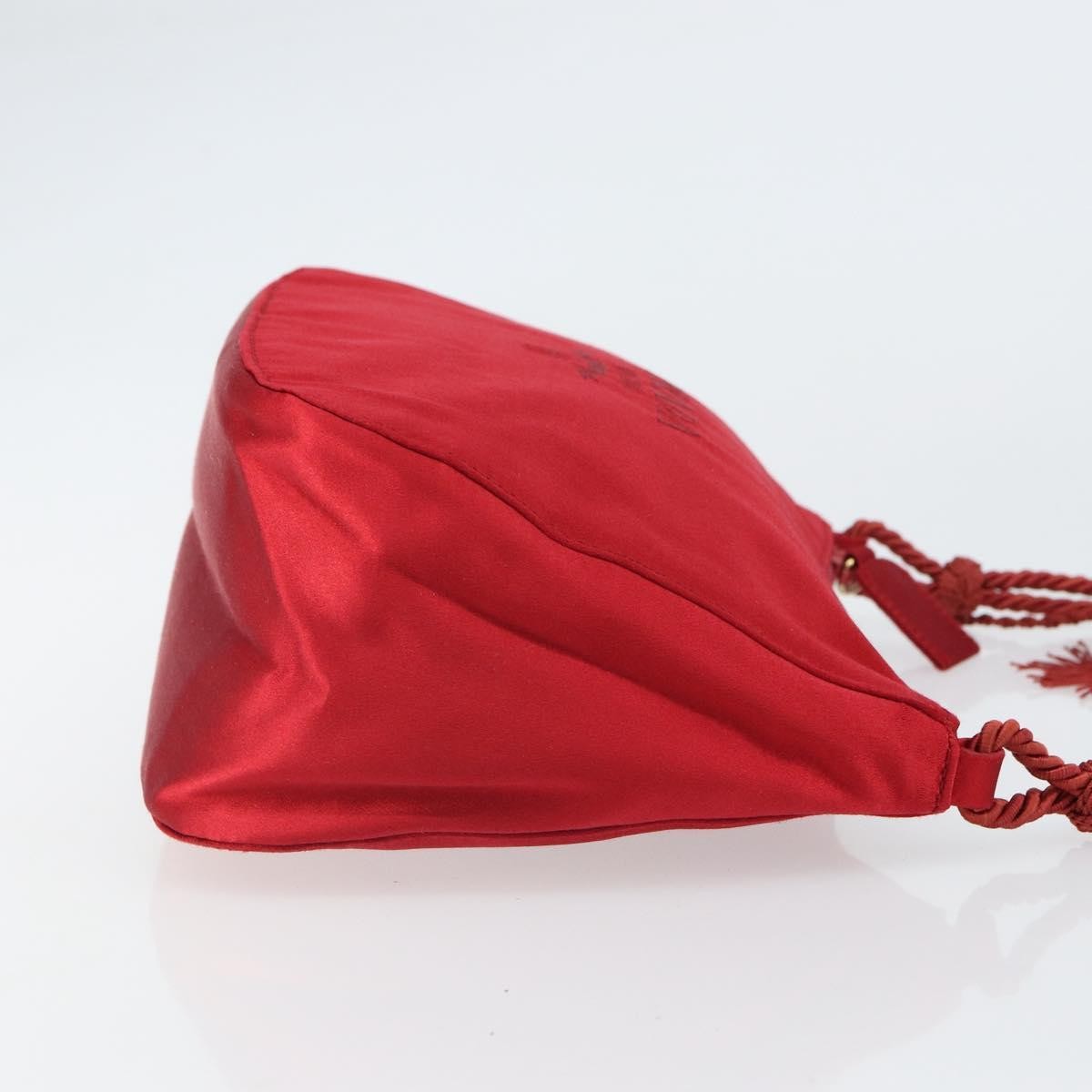 Prada Vintage Shoulder Bag Satin, RED, SILK, Shoulder bag