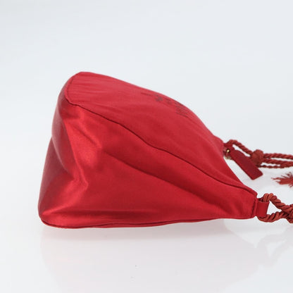 Prada Vintage Shoulder Bag Satin, RED, SILK, Shoulder bag