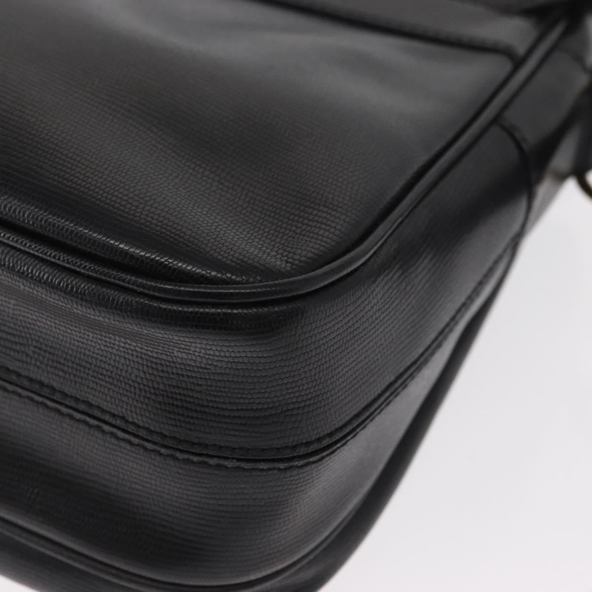 Celine Circle Logo Shoulder Bag Leather, BLACK, LEATHER, Shoulder bag