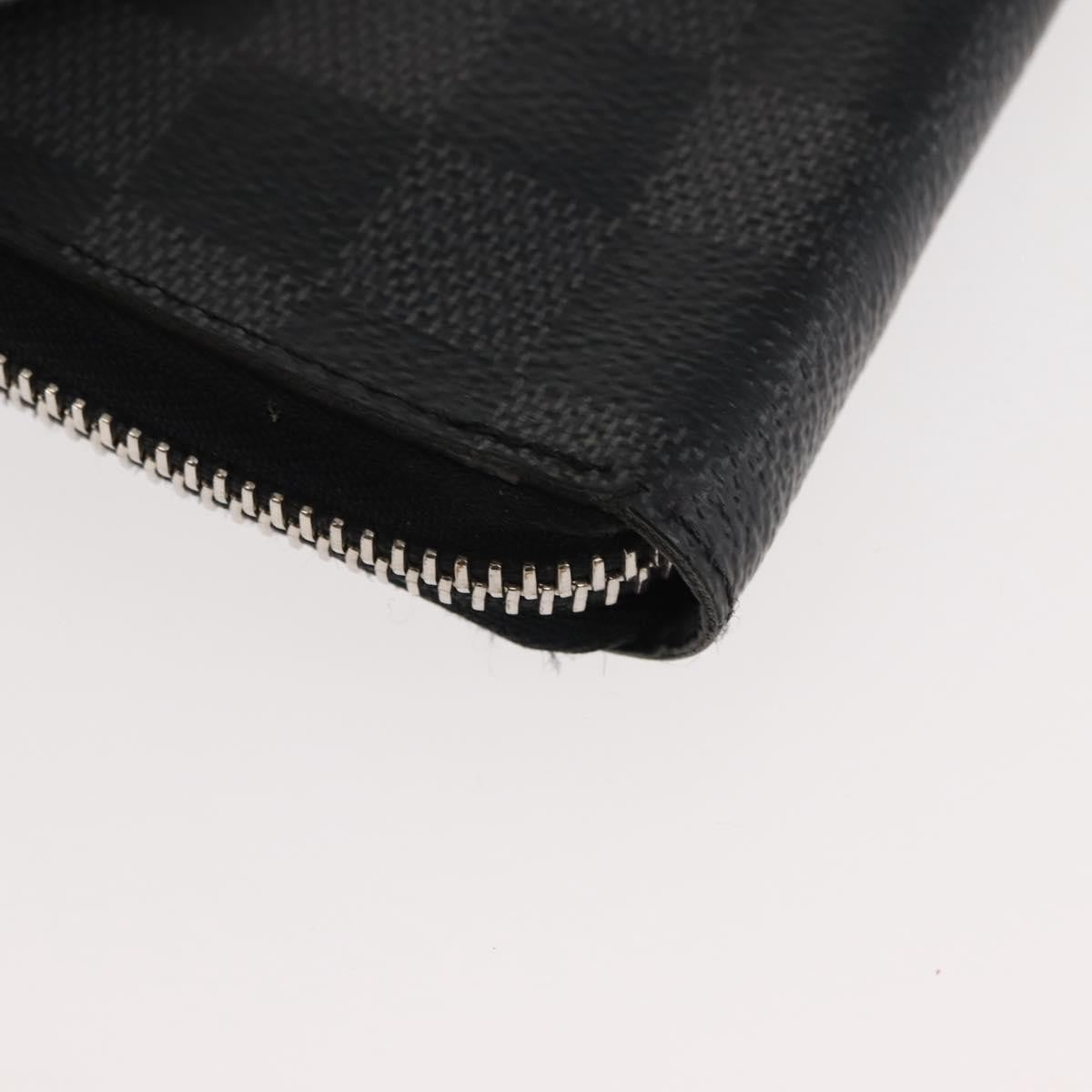 Louis Vuitton Zippy wallet vertical Damier Graphite, GRAY, CANVAS, Wallets