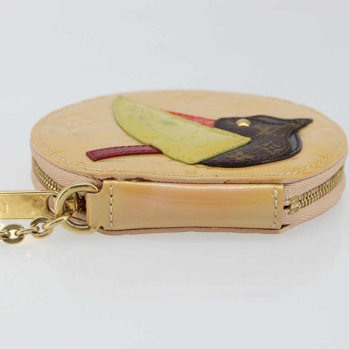 Louis Vuitton Chapeau Coin Purse Limited Edition Monogram Vernis Roses, MULTICOLOUR, PATENT_LEATHER, Clutche & pouche