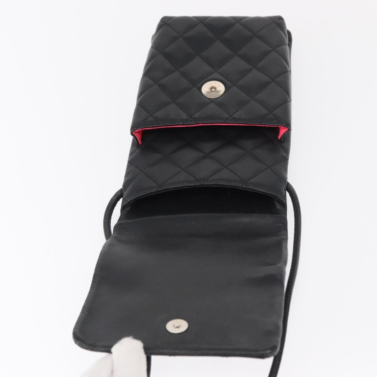 Chanel Cambon Flap Crossbody Bag Quilted Lambskin, SILVER, LEATHER, Shoulder bag