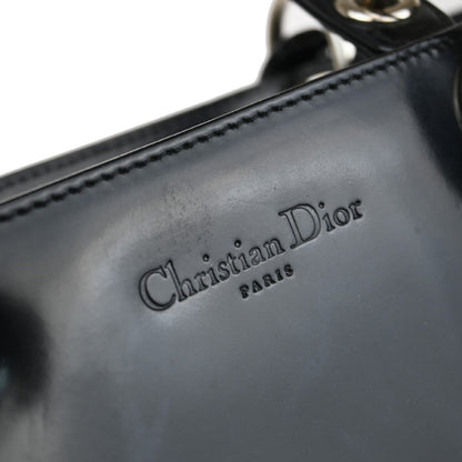 Christian Dior Vintage Lady Dior Patent Patent leather, BLACK, PATENT_LEATHER, Tote bag