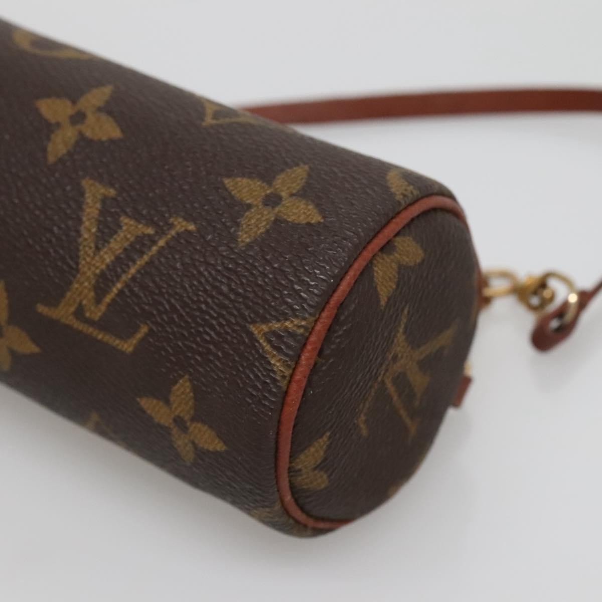 Louis Vuitton Papillon Pochette Monogram Canvas, BROWN, CANVAS, Clutche & pouche