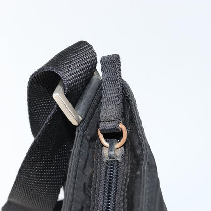 Prada Flat Messenger Bag Tessuto, BLACK, NYLON, Shoulder bag