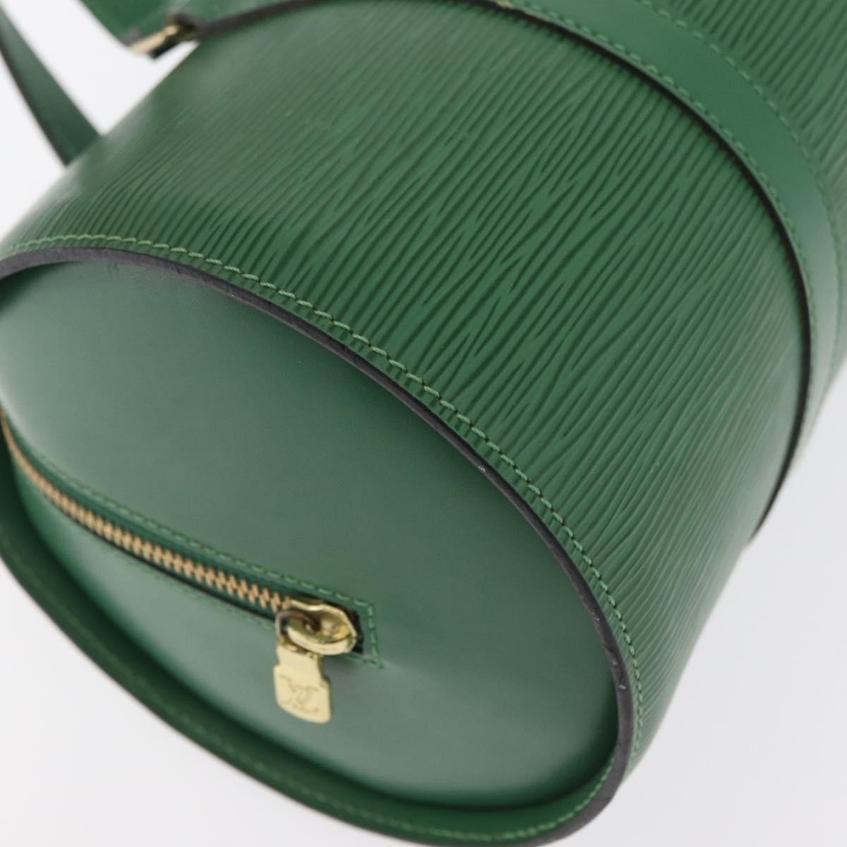 Louis Vuitton Soufflot Handbag Epi Leather, Green, Leather, Handbag