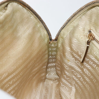 Prada Vintage Handbag Tessuto, Beige, Nylon, Handbag