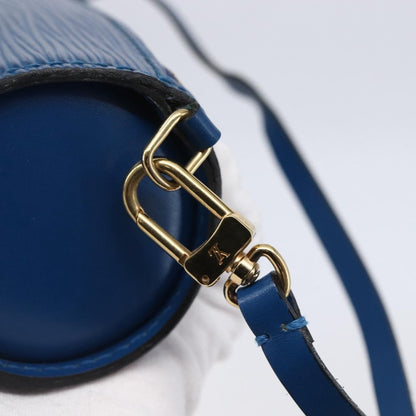 Louis Vuitton Soufflot Pochette Epi Leather, BLUE, LEATHER, Clutche & pouche