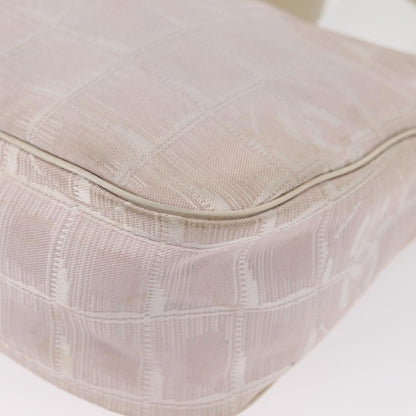 Chanel Travel Line Zip Hobo Nylon, PINK, NYLON, Handbag