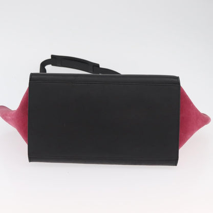 Celine Trapeze Bag Leather with Suede, Multicolour, Leather, Handbag