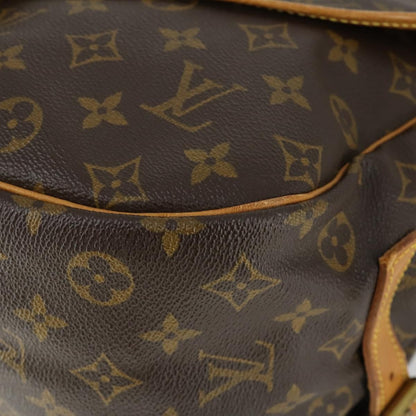 Louis Vuitton Saumur Handbag Monogram Canvas, BROWN, CANVAS, Shoulder bag